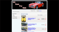 Desktop Screenshot of kitcarsforsale.net